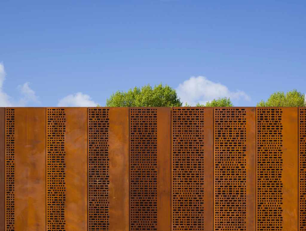 close up of perforations